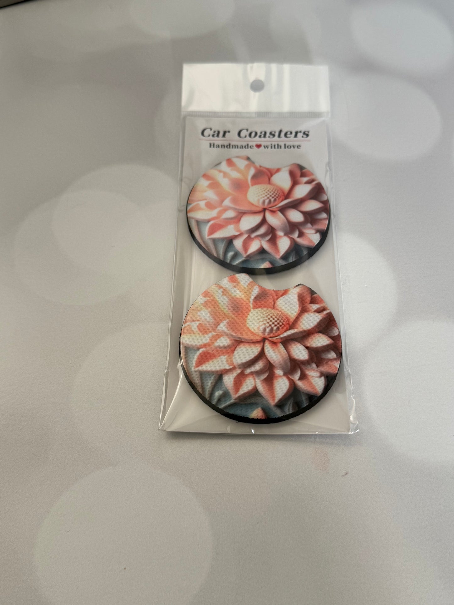 CREAM CAR COASTER
