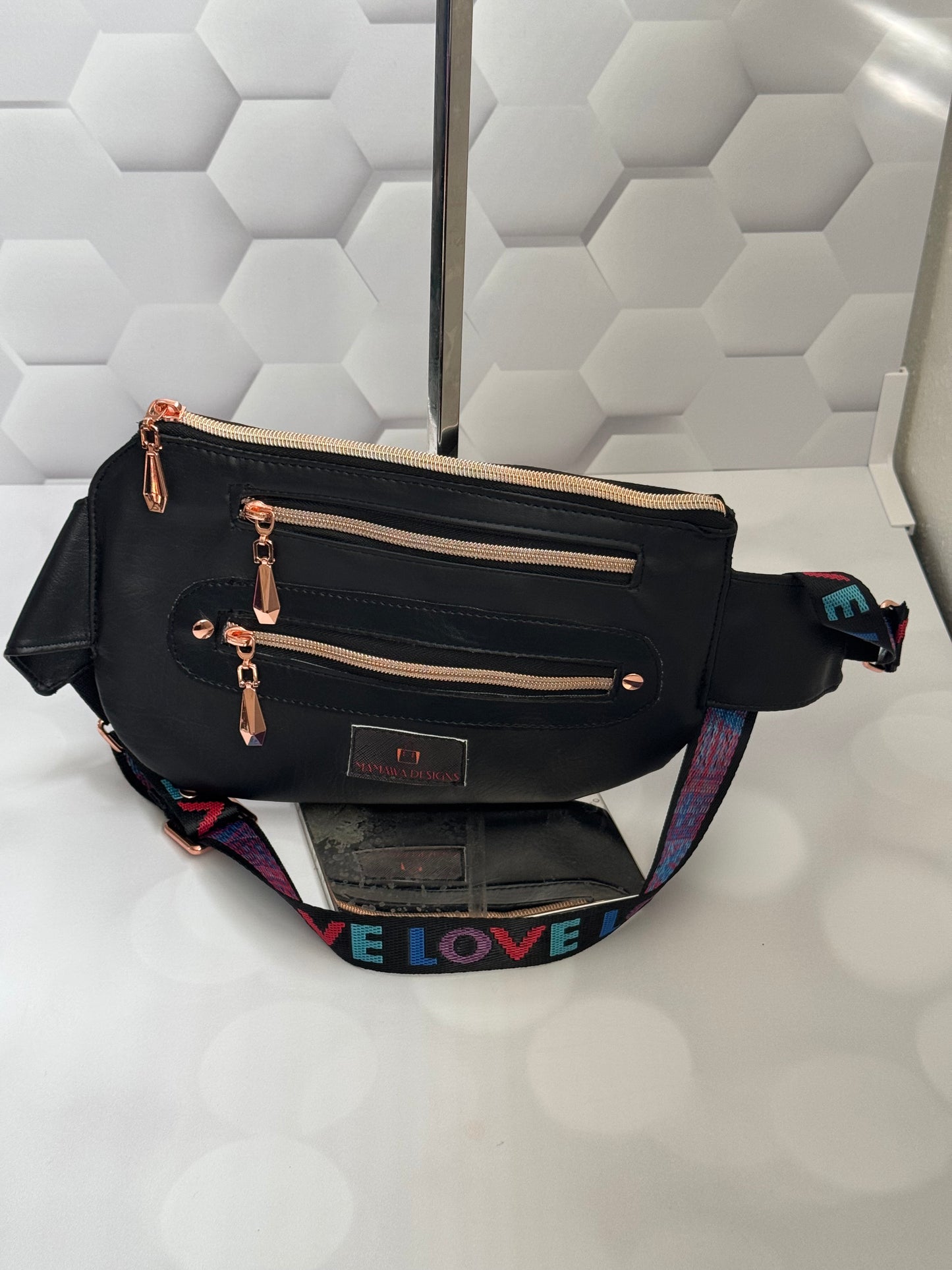 FLAT BLACK/ FANNY/ WAIST BAG