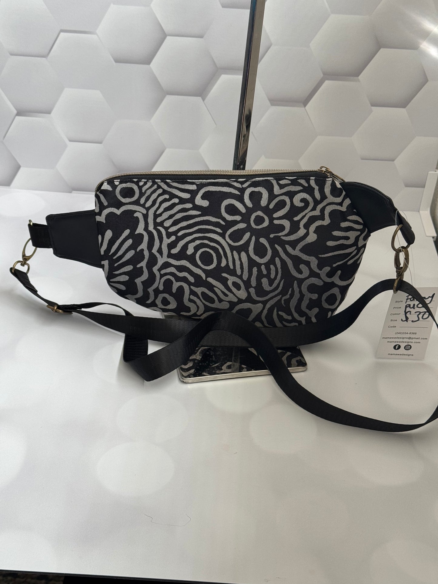 FLAT PRINTED FANNY /WAIST BAG
