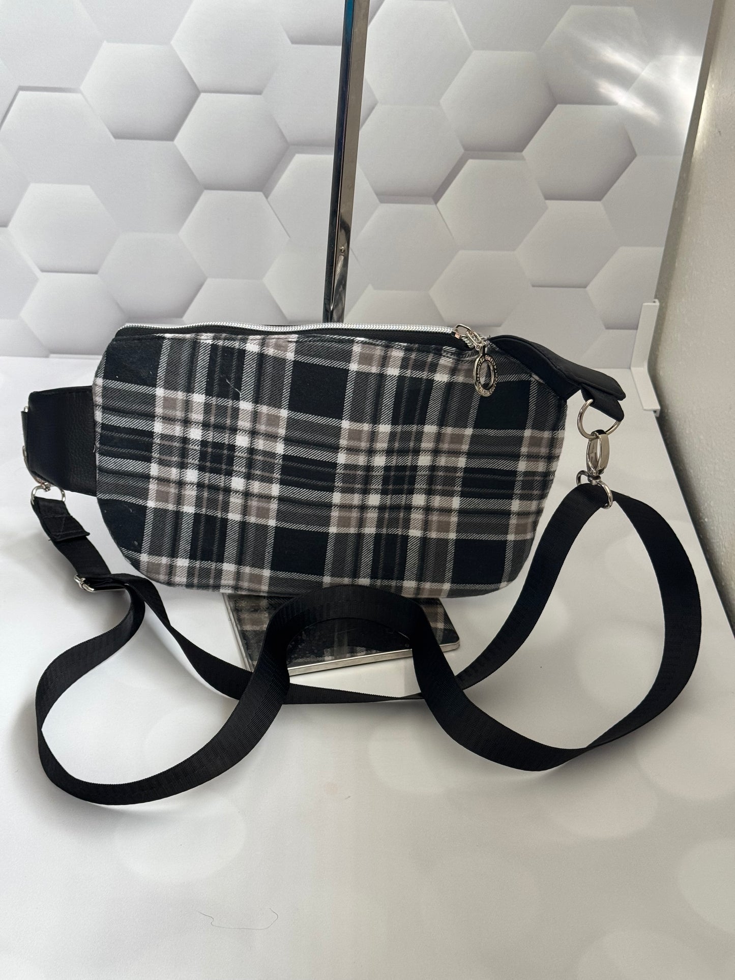 FLAT PLAID/ FANNY/ WAIST BAG