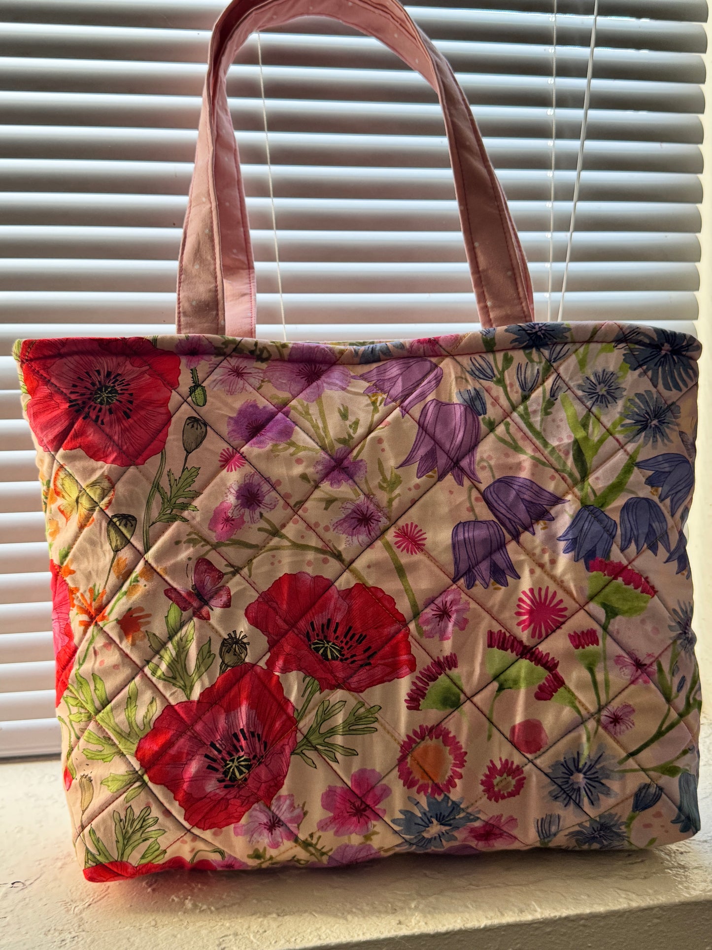 Bloosm Quilted Tote Bag