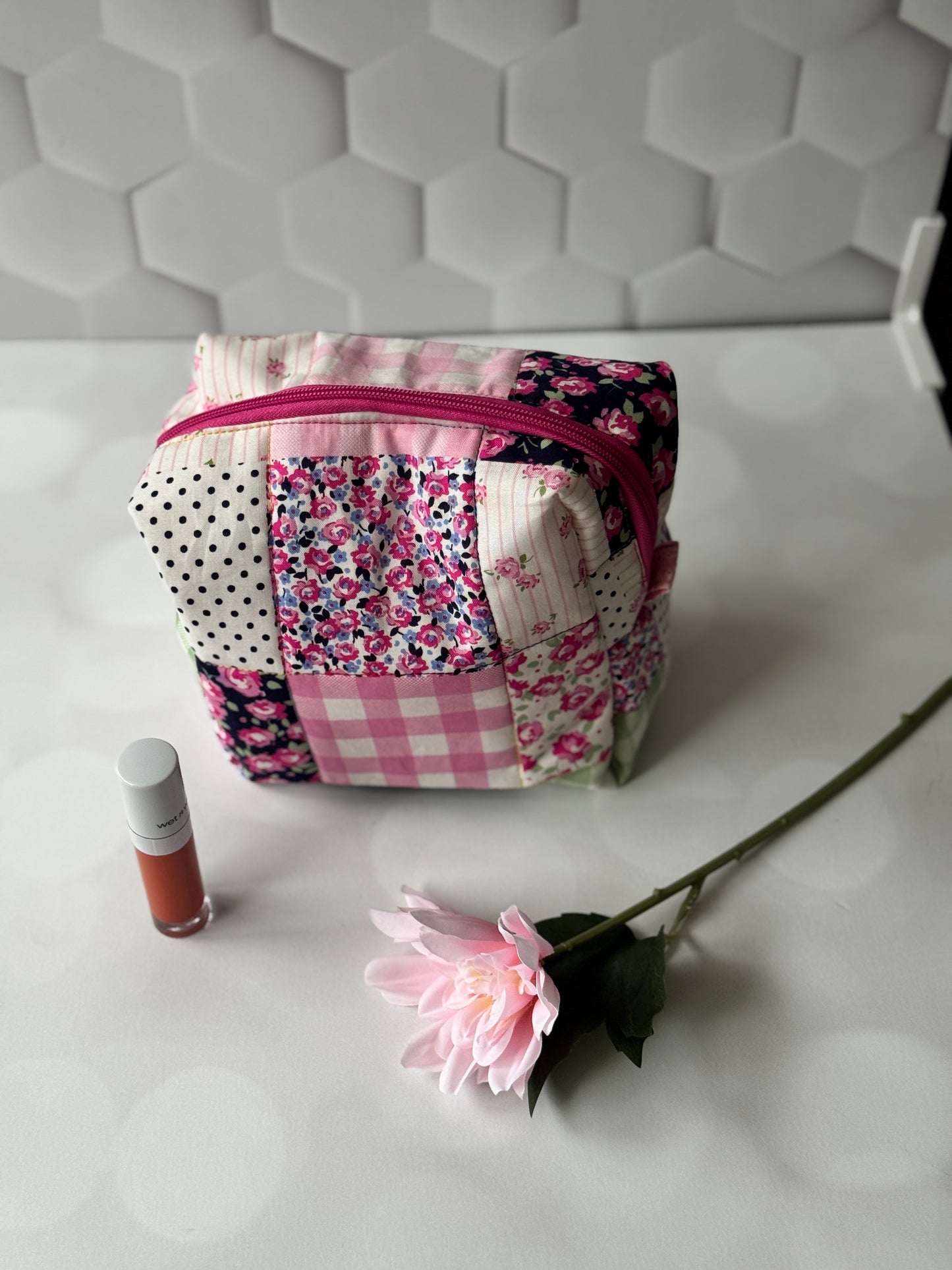 The Patchwork Makeup Bag