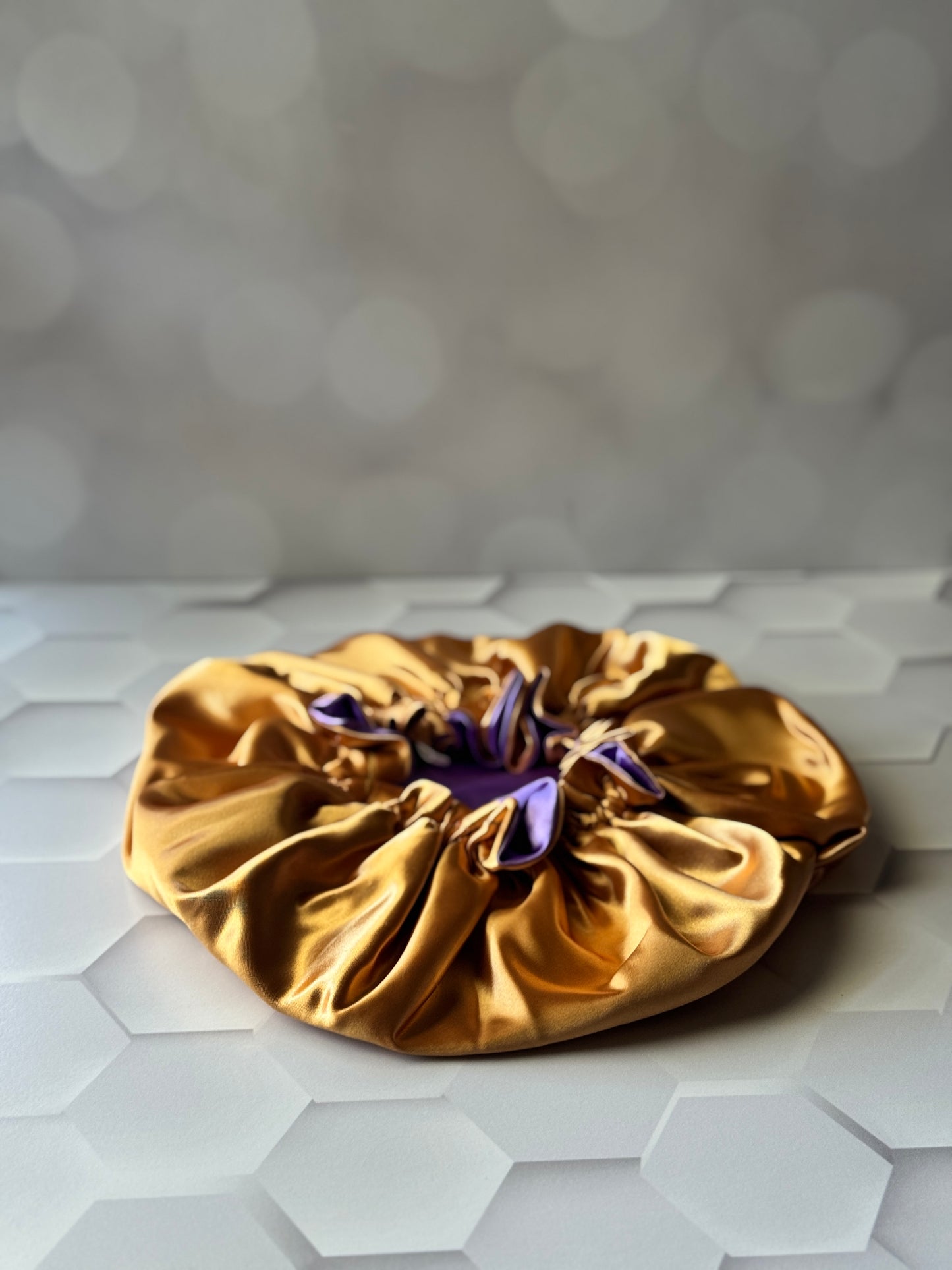 Gold/ purple -Regular bonnet