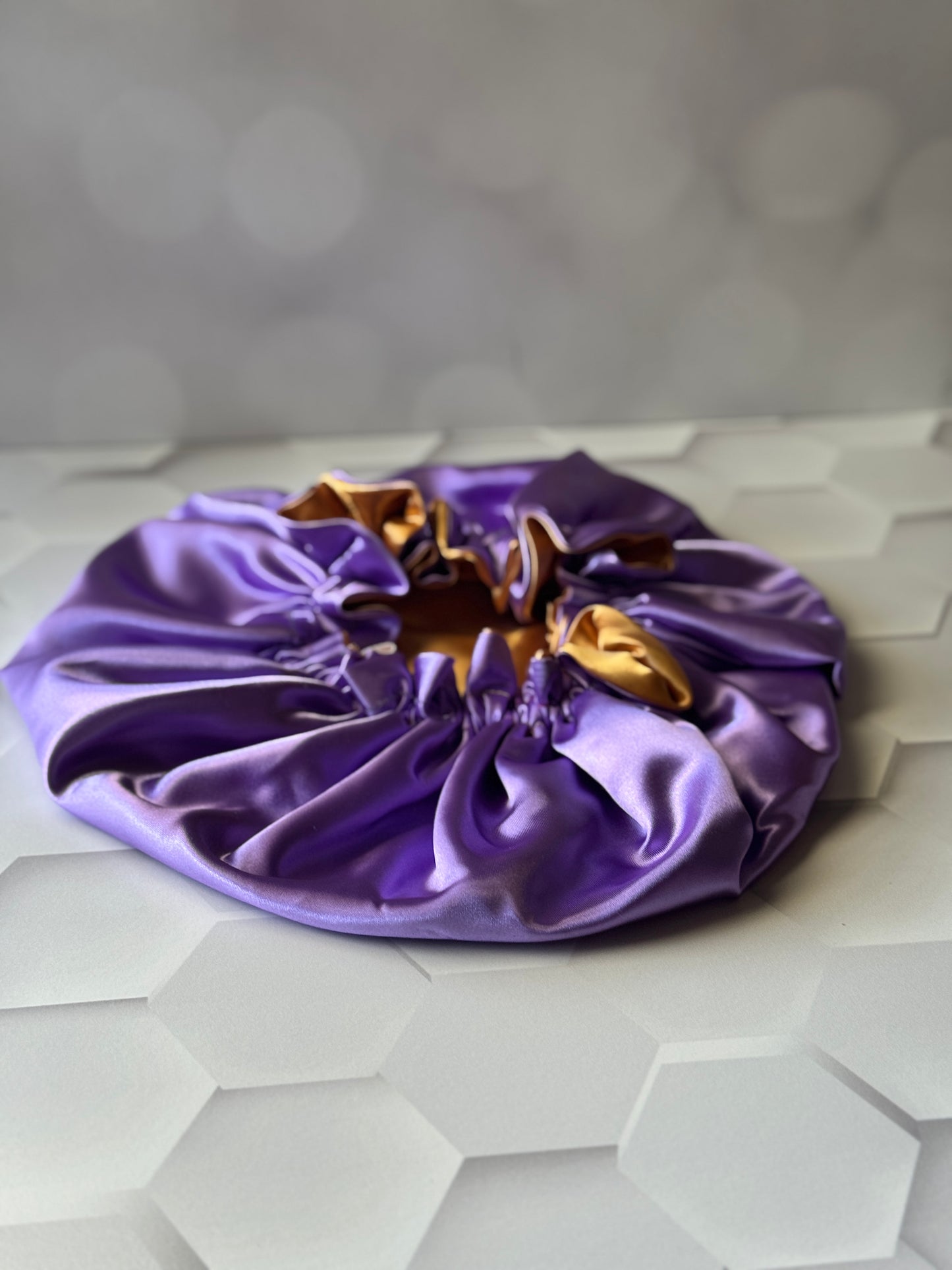 Gold/ purple -Regular bonnet