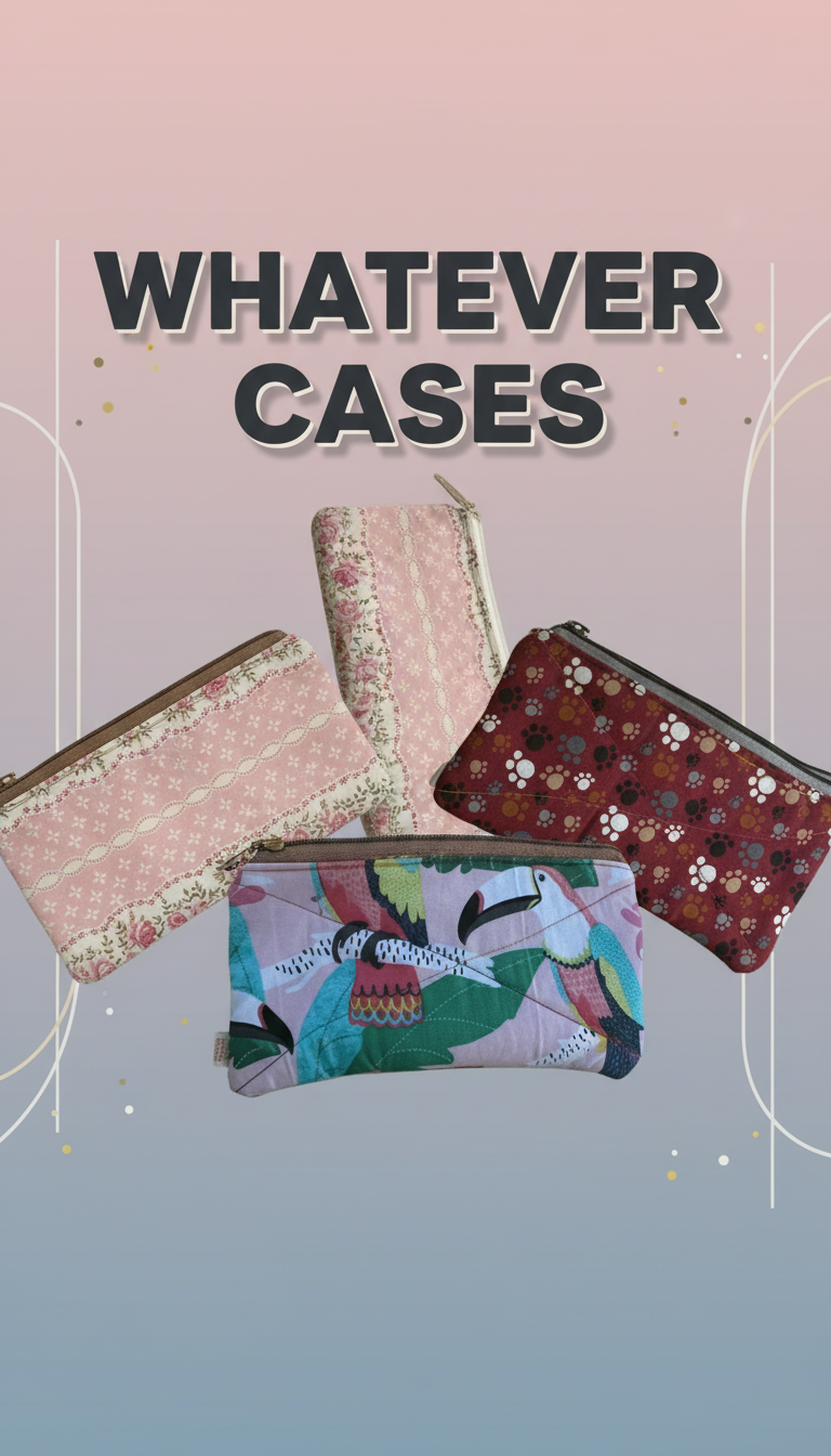 Whatever & Pencils/ Glasses Cases
