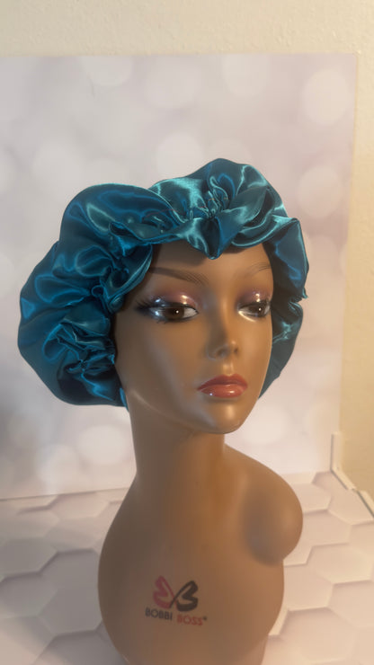 All Bright  Teal Bonnet