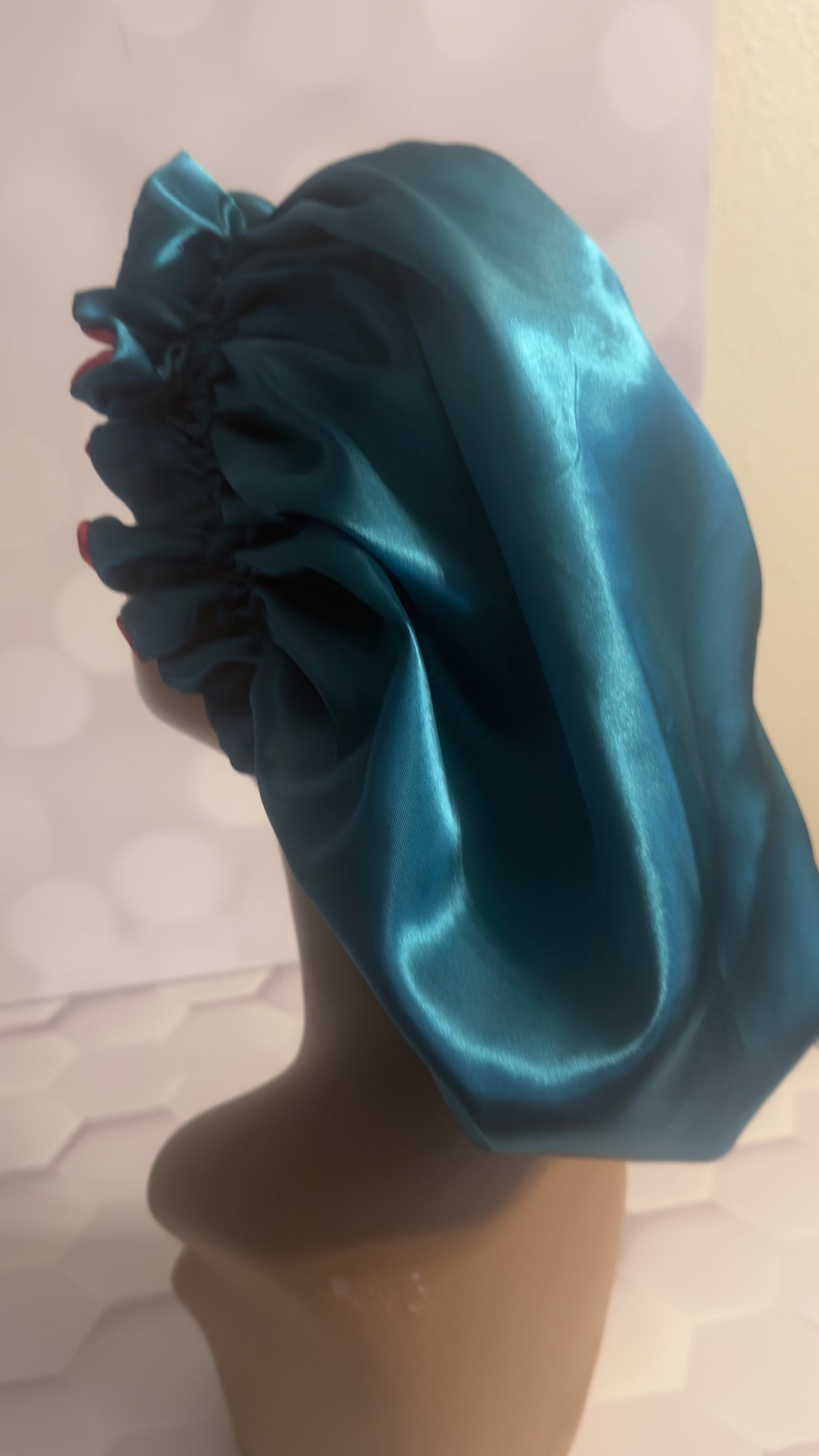 Teal / Hot Pink Bonnet