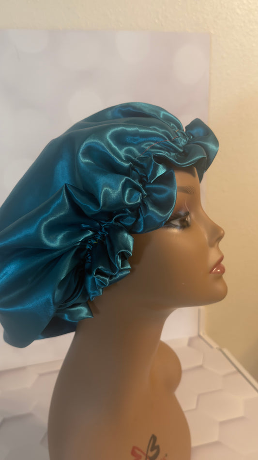 All Bright  Teal Bonnet