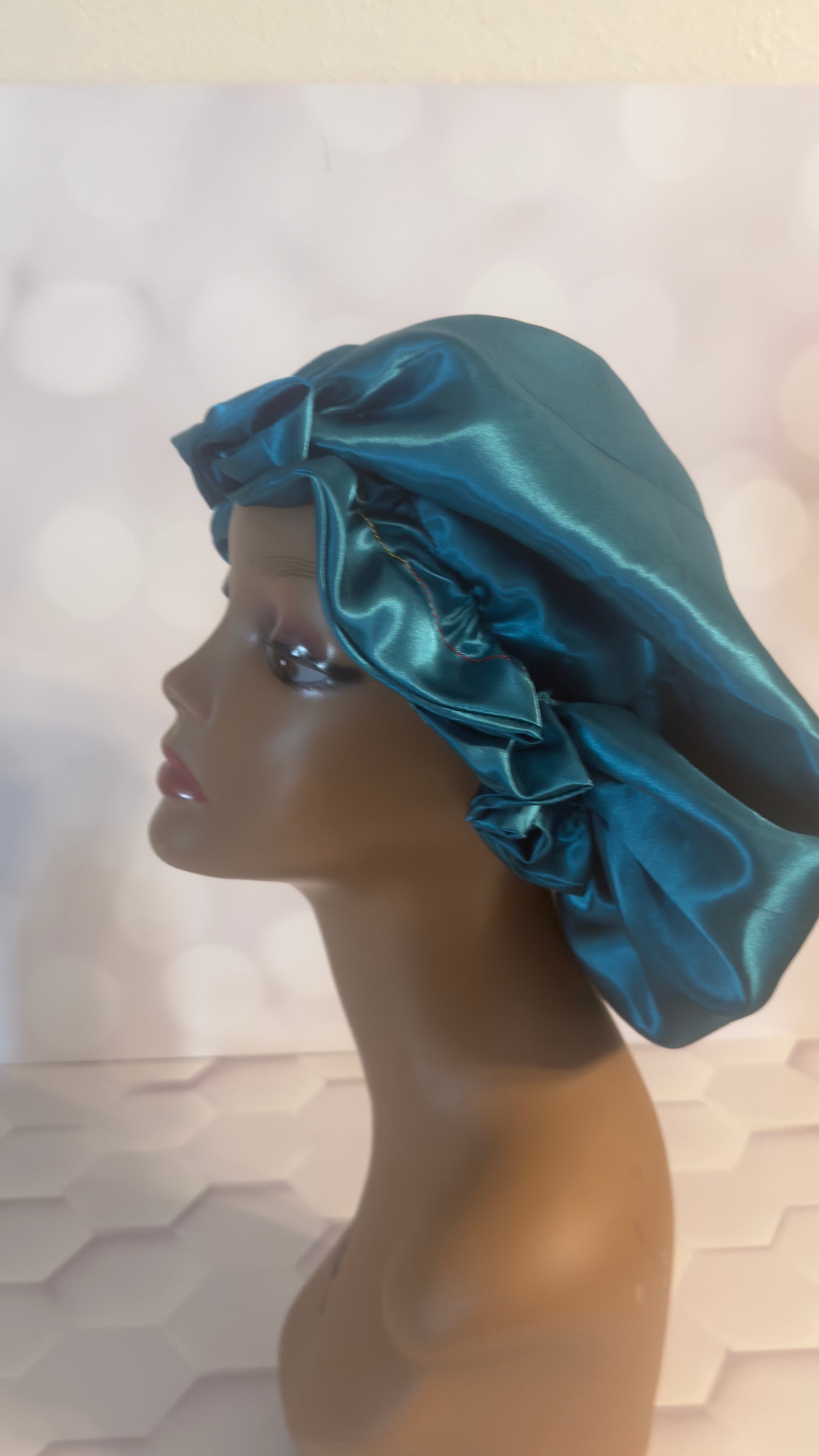 All Bright  Teal Bonnet