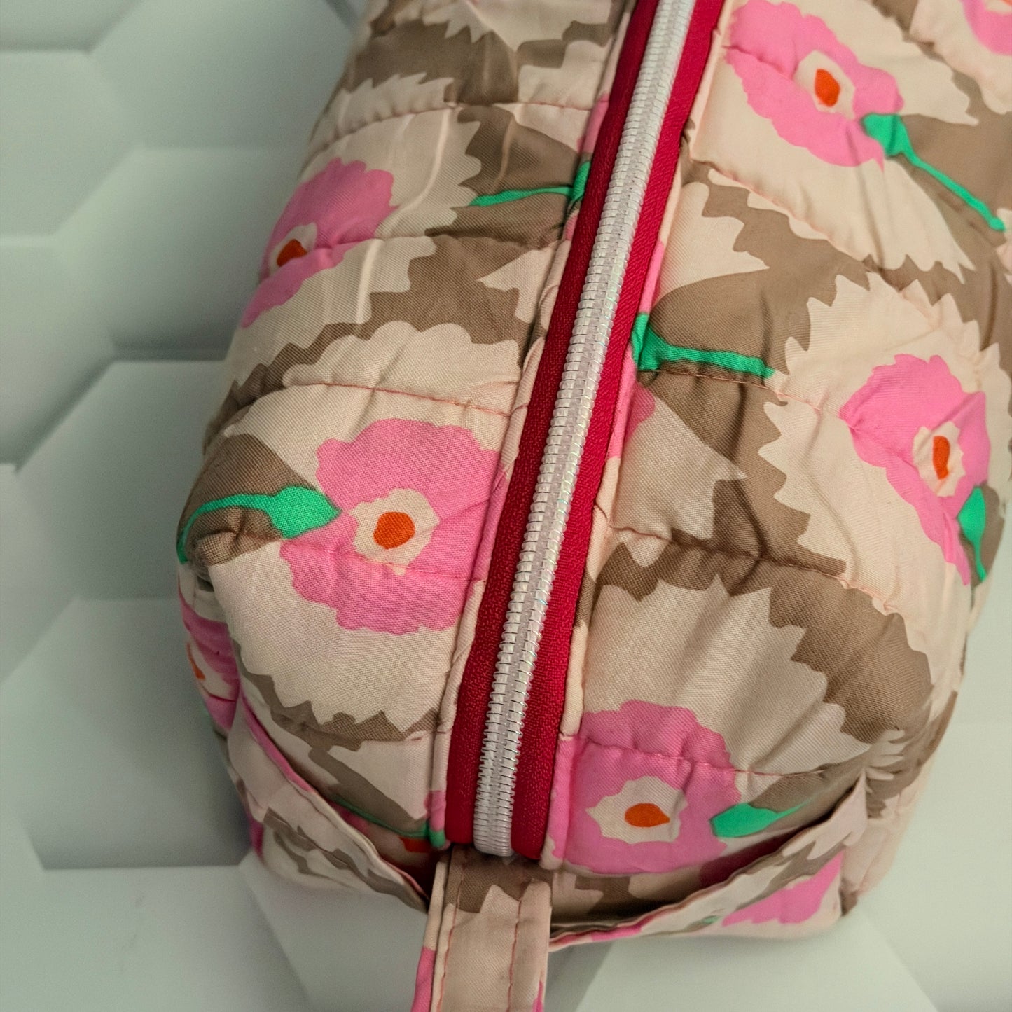 Pink Rose Hair Tools Bag