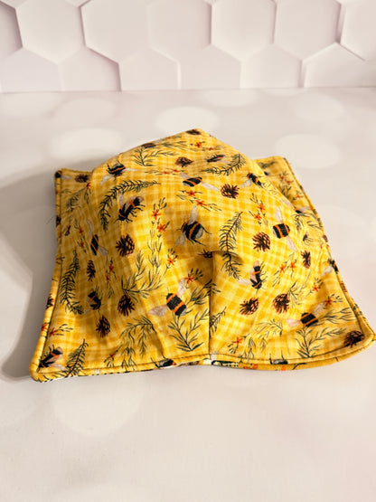 Bees Floral Bowl Cozy
