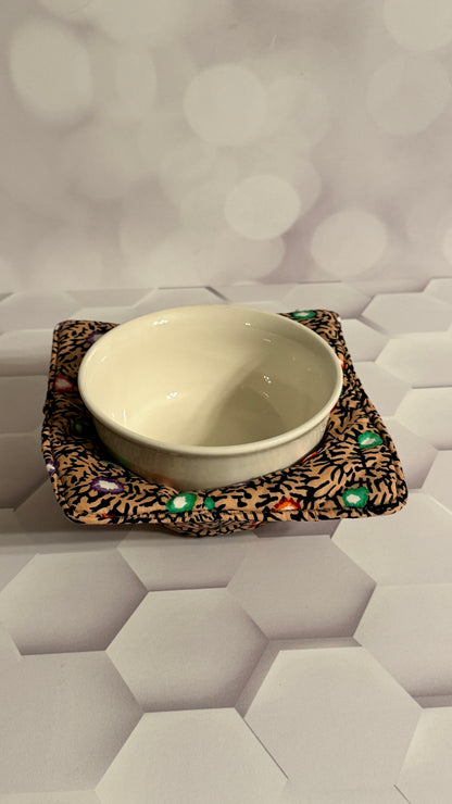 BROWN FL0RA BOWL COZY