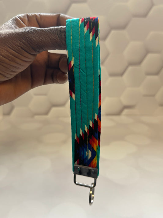 TEAL KEY FOB WRISTLET