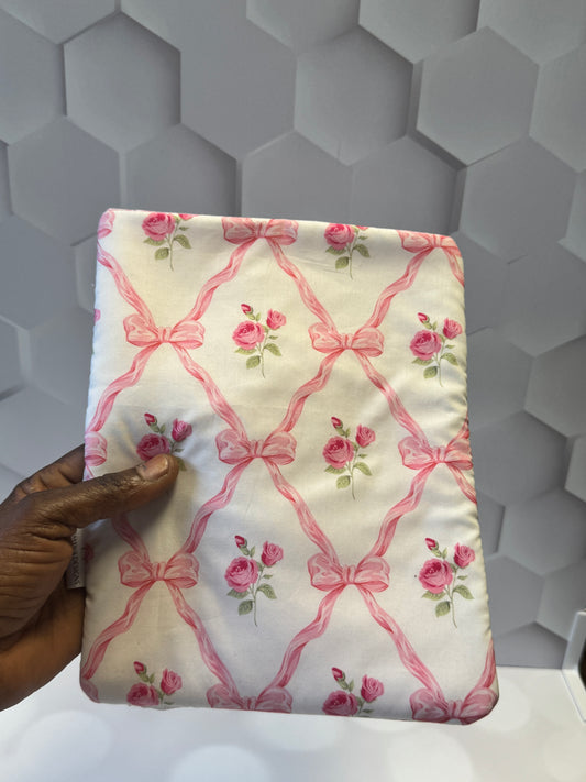 Pink Bow Kindle Book Sleeve