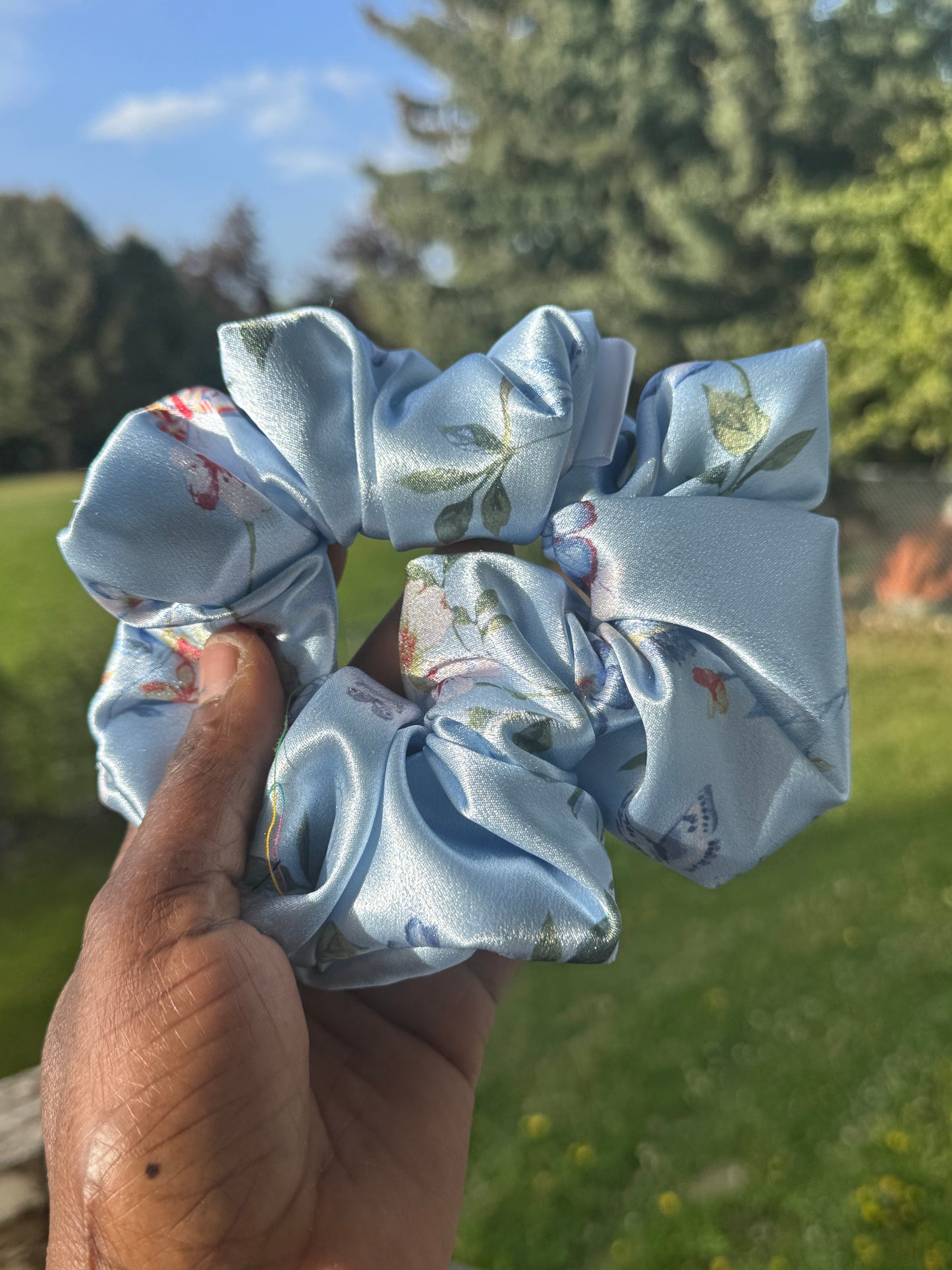 Sky Blue Scrunchie