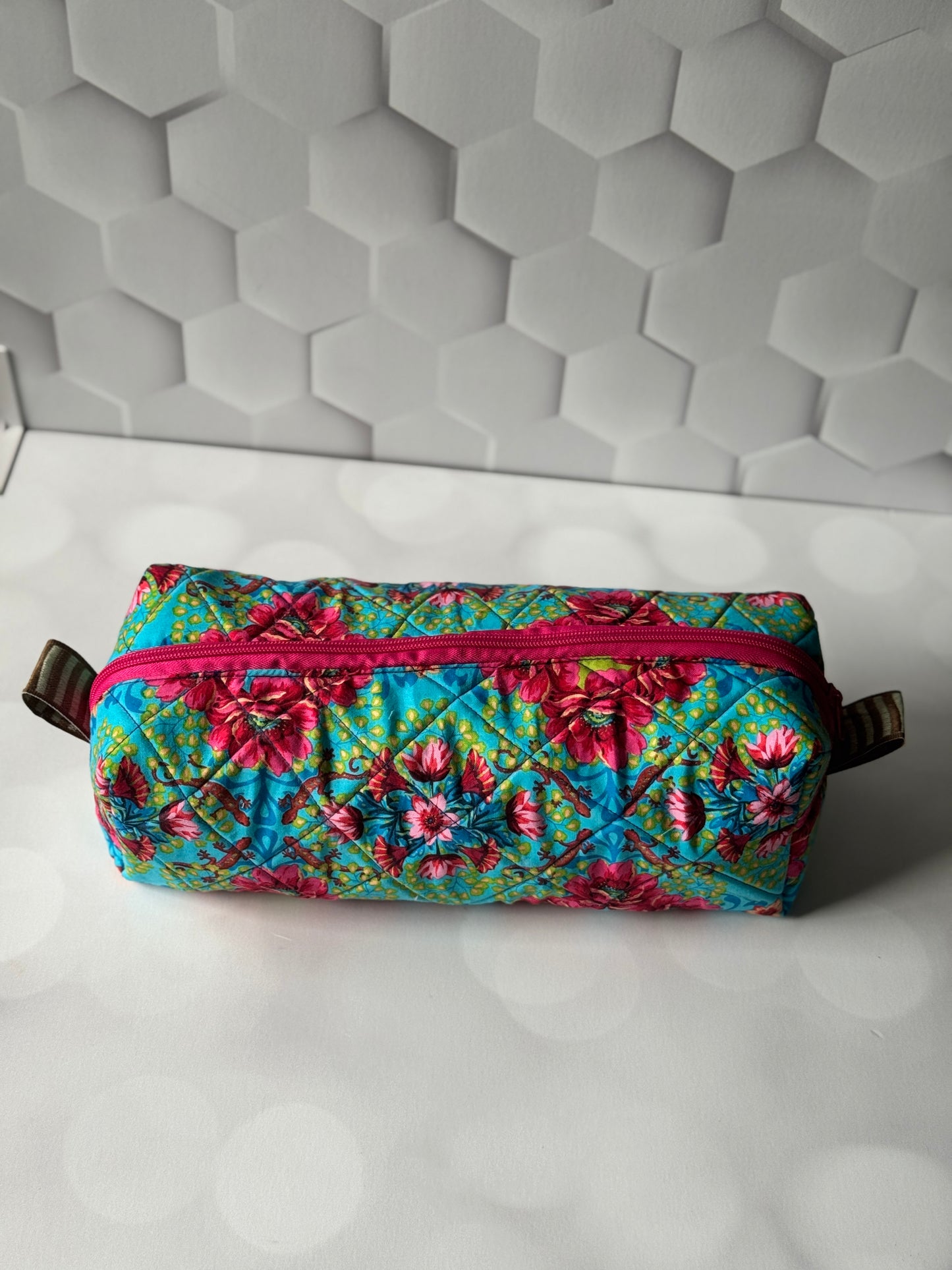 Rose pink hair tool bag