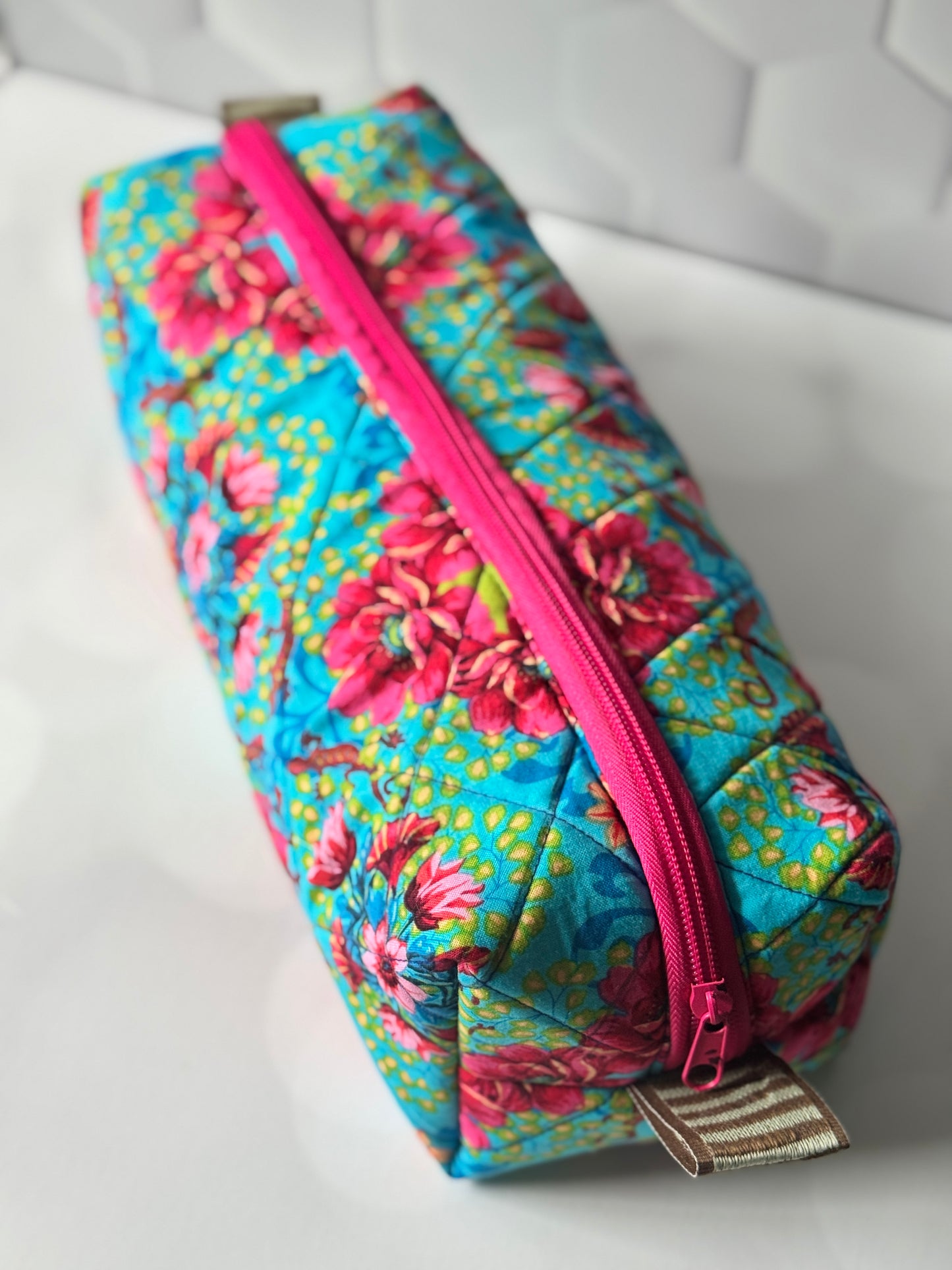 Rose pink hair tool bag
