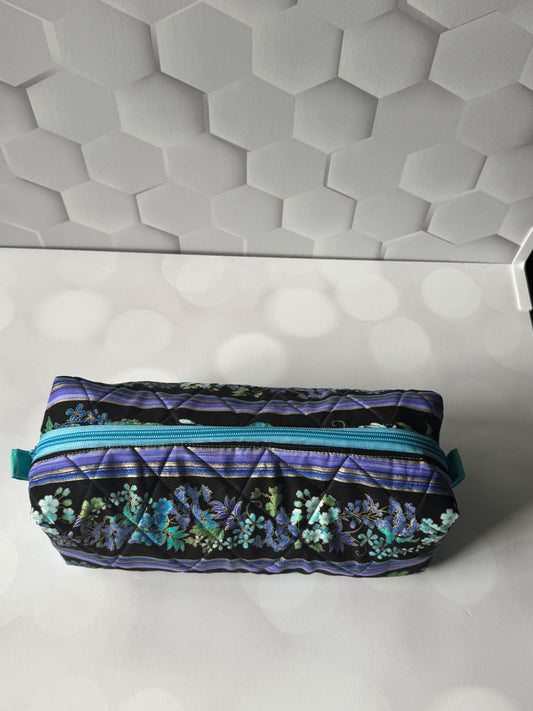 Teal Rose Hair Tool Bag