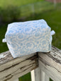 The Vintage Blue Makeup Bag
