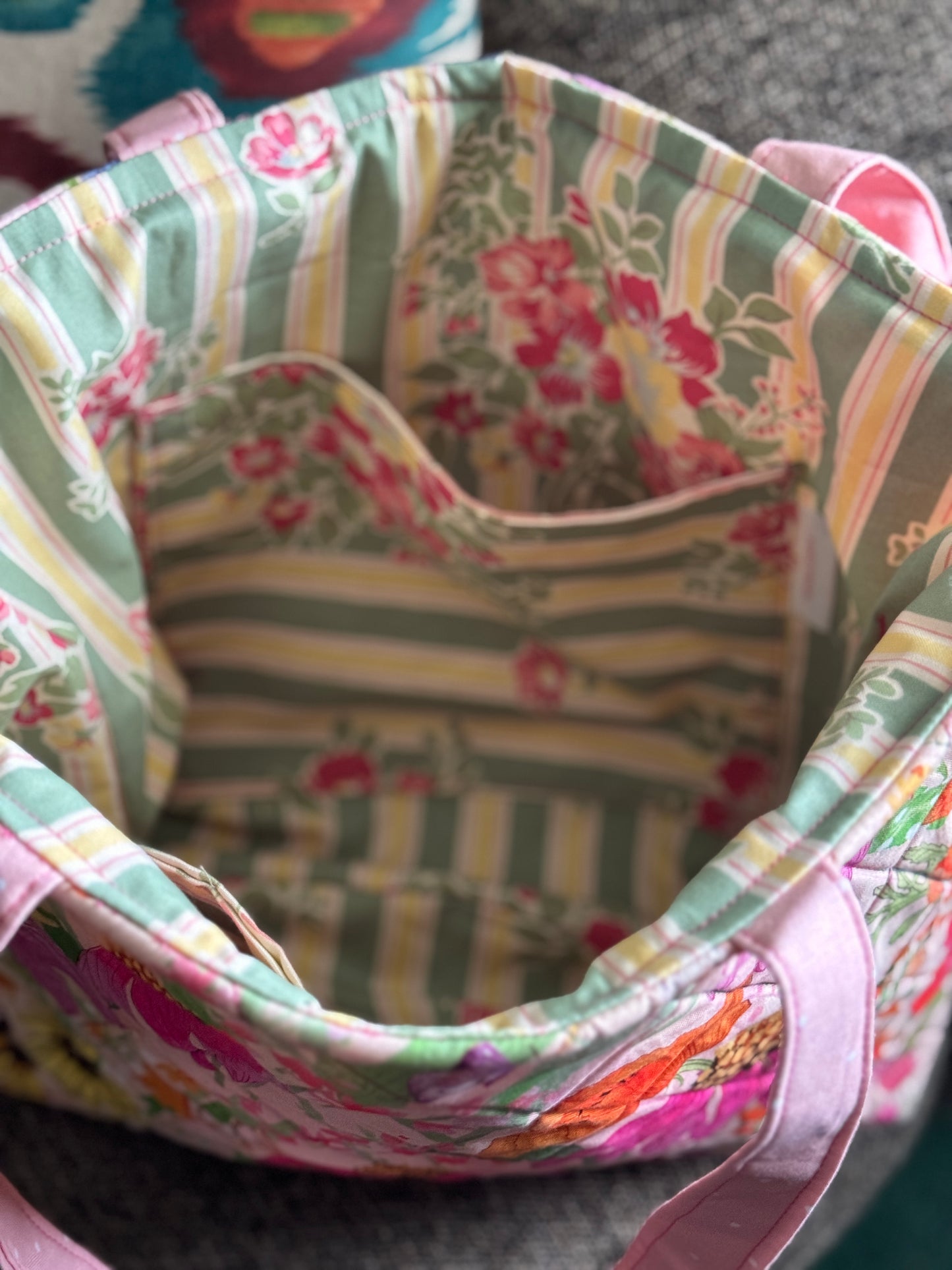 Bloosm Quilted Tote Bag