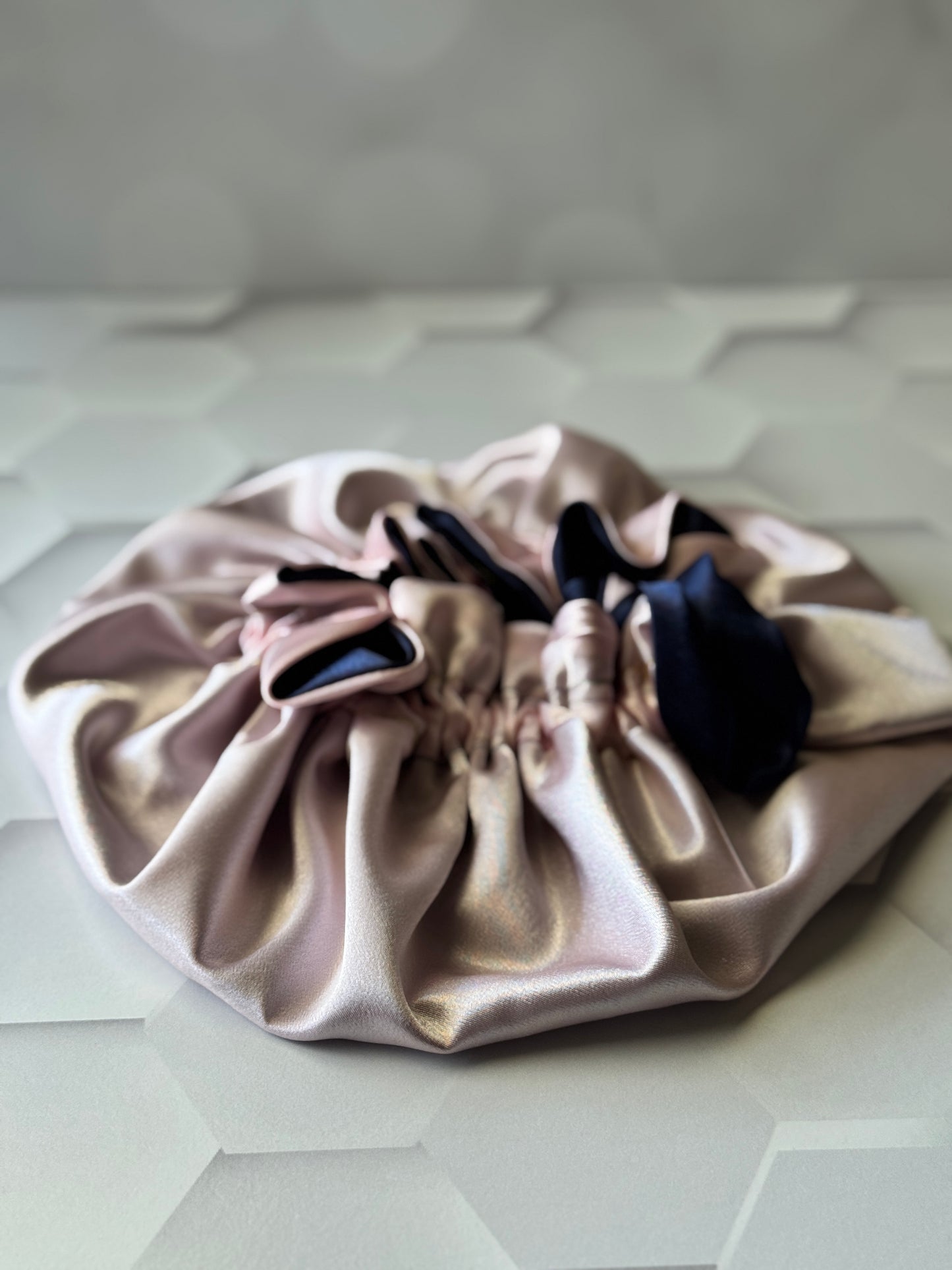 MidNight Blue/ LightPink Bonnets-Kids