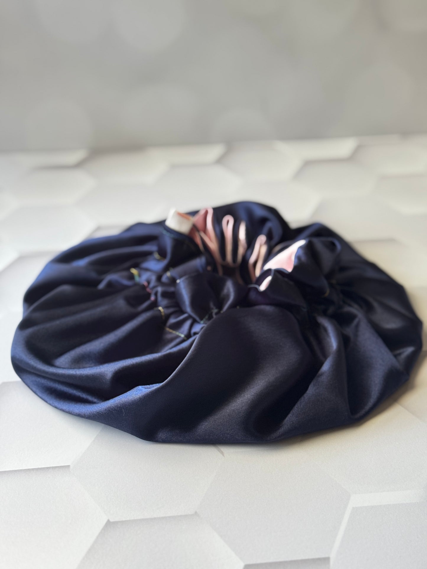 MidNight Blue/ LightPink Bonnets-Kids