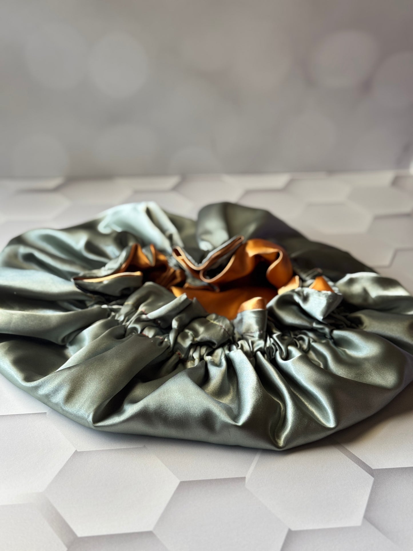 Sage Green/Gold Bonnet-  Regular